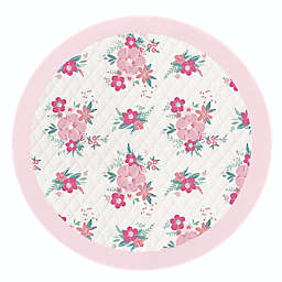 DreamGro® Embossed Quilted Plush Play Mat in Pink