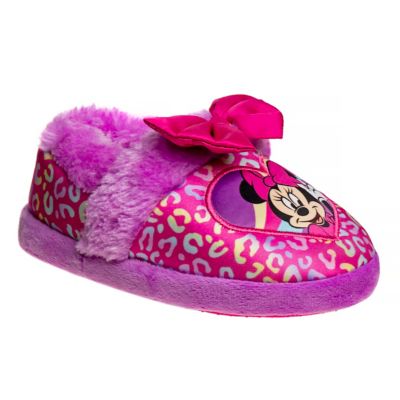 Toddler Girls Disney Minnie Mouse Slippers Pink Size 9/10 