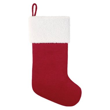 Bee &amp; Willow&trade; Solid Christmas Stocking in Red. View a larger version of this product image.