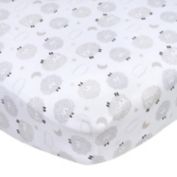Gerber&reg; Sheep Fitted Crib Sheet in White