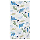Alternate image 1 for Gerber&reg; 5-Pack Dinosaur Flannel Blankets in Blue