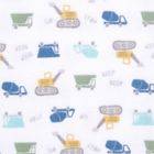 Alternate image 1 for Gerber&reg; 5-Pack Trucks Flannel Blankets in White