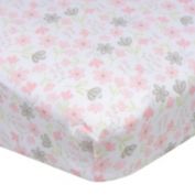 Gerber&reg; Flowers Fitted Crib Sheet in White