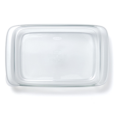 OXO Good Grips&reg; 3 qt. Oblong Glass Baking Dish with Lid. View a larger version of this product image.