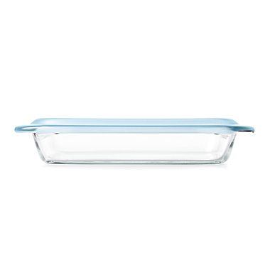 OXO Good Grips&reg; 3 qt. Oblong Glass Baking Dish with Lid. View a larger version of this product image.