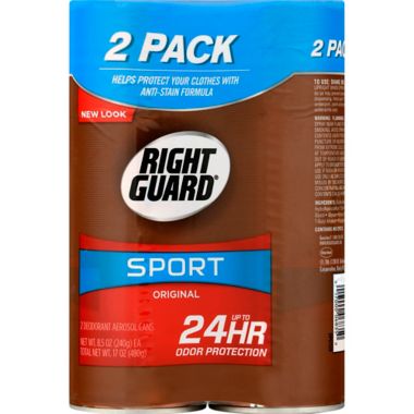 Right Guard 2-Pack 8.5 oz. Original Aerosol Spray Sports Deodorant. View a larger version of this product image.