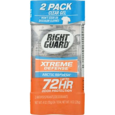 Right Guard&reg; Xtreme Defense 2-Pack 4 oz. Antiperspirant Deodorant Gel in Arctic Refresh. View a larger version of this product image.