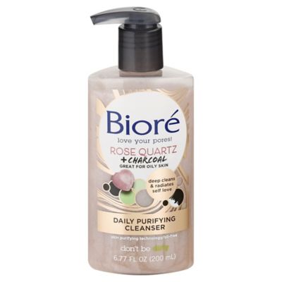 Bior&eacute;&reg; 6.77 oz. Rose Quartz + Charcoal Daily Purifying Cleanser