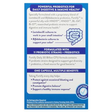 Fortify&trade; 30-Count Daily Probiotic. View a larger version of this product image.