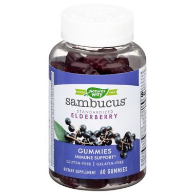 Sambucus&trade; 60-Count Standardized Elderberry Gummies. View a larger version of this product image.