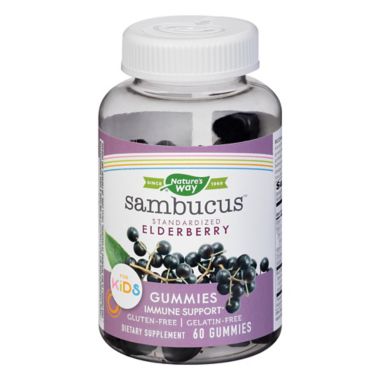 Sambucus&trade; Kids 60-Count Standardized Elderberry Gummies. View a larger version of this product image.