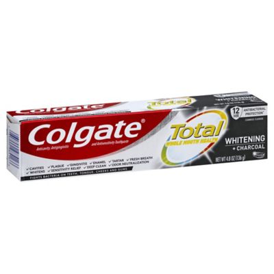 Colgate&reg; Total Whitening + Charcoal 4.8 oz. Toothpaste