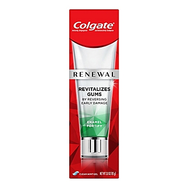 Colgate&reg; Renewal Enamel Fortify 3 oz. Gel Toothpaste in Clean Mint. View a larger version of this product image.