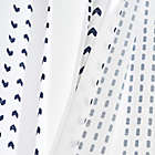 Alternate image 5 for Lush Decor Hygge Stripe 108-Inch Grommet Window Curtain Panels in Navy/White (Set of 2)