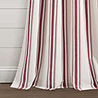 Alternate image 2 for Lush Decor Farmhouse Stripe Yarn Dyed Rod Pocket Window Curtain Panels (Set of 2)