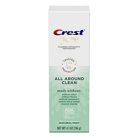 Alternate image 1 for Crest® Pure All Around Clean 4.1 oz. Toothpaste in Natural Mint