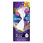 Alternate image 0 for Always Radiant 18-Count Size 5 Long Scented Overnight Pads with Wings