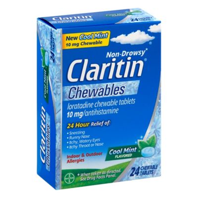Claritan&reg; 24-Count Non-Drowsy Chewables in Cool Mint