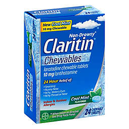 Claritan® 24-Count Non-Drowsy Chewables in Cool Mint
