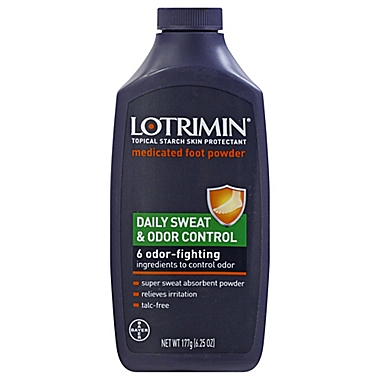 Lotrimin&reg; Daily Sweat and Odor Control 6.25 oz. Medicated Foot Powder. View a larger version of this product image.