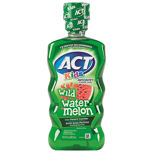 Alternate image 1 for ACT® Kids 16.9 oz. Anticavity Fluoride Rinse in Wild Watermelon