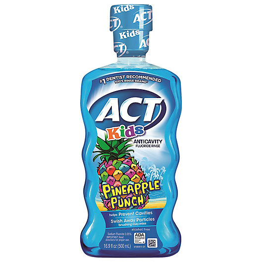 Alternate image 1 for ACT® Kids Pineapple Punch 16.9 oz. Anticavity Fluoride Mouth Rinse