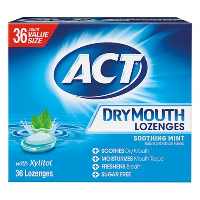 ACT&reg; 36-Count Dry Mouth Lozenges in Soothing Mint with Xylitol