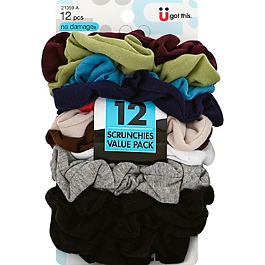 Scunci&reg; Value 12-Count The Original Assorted Scrunchies. View a larger version of this product image.