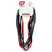 Scunci&reg; Value 12-Count No-Damage Skinny Headwraps