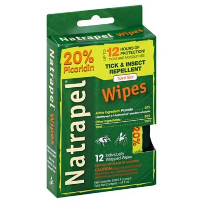 Natrapel&reg; 12-Count Insect Repellent 12 Hour Wipes