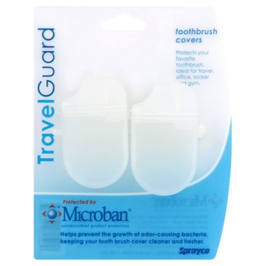 Microban&reg; Toothbrush Covers (Set of 2). View a larger version of this product image.