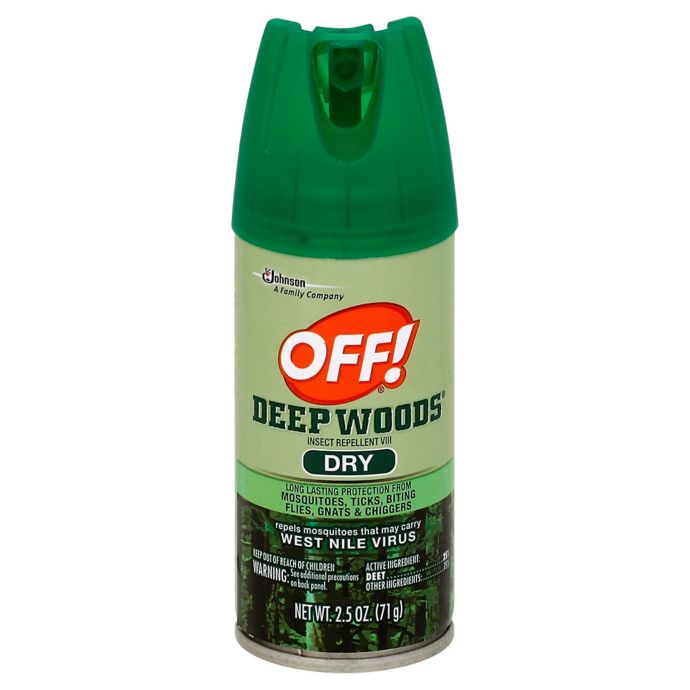 off deep woods insect repellent viii dry