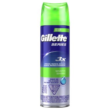 Gillette&reg; Series 3x 7 oz. Sensitive Shaving Gel. View a larger version of this product image.