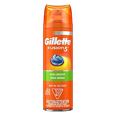 Gillette&reg; Fusion5&trade; 7 oz. Ultra Sensitive Shaving Gel. View a larger version of this product image.