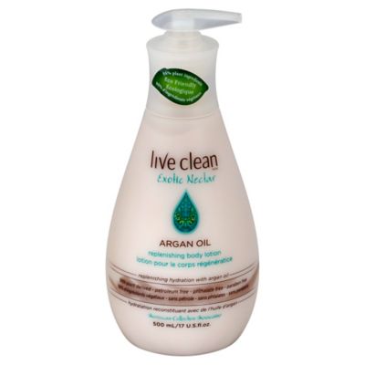 Live Clean&reg; Argan Oil 17 fl. oz. Replenishing Body Lotion