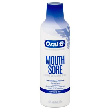 Oral-B&reg; Mouth Sore 16 fl. oz. Special Care Oral Rinse in Soothing Mint. View a larger version of this product image.