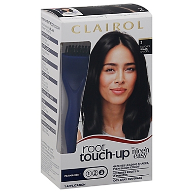 Clairol&reg; Nice &#39;N Easy Root Touch-Up Permanent Hair Color in 2 Black. View a larger version of this product image.