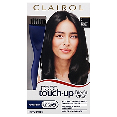 Clairol&reg; Nice &#39;N Easy Root Touch-Up Permanent Hair Color in 2 Black. View a larger version of this product image.