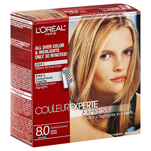 Alternate image 1 for L'Oreal® Paris Couleur Experte® Hair Color + Highlights in 8.0 Toasted Coconut
