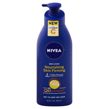 Nivea&reg; 16.9 fl. oz. Nourishing Skin Firming Body Lotion with Q10 and Vitamin C. View a larger version of this product image.