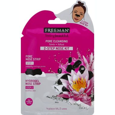 Freeman&reg; Pore Cleansing Lava and Lotus 2-Step Nose Kit. View a larger version of this product image.