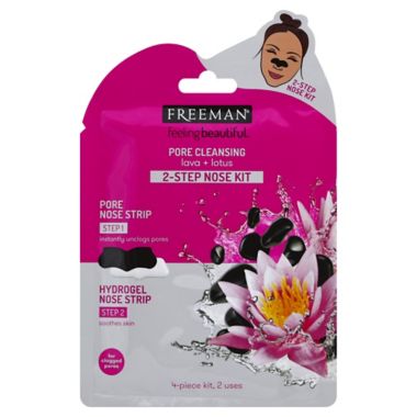 Freeman&reg; Pore Cleansing Lava and Lotus 2-Step Nose Kit. View a larger version of this product image.