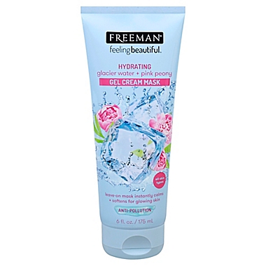 Freeman&reg; 6 oz. Hydrating Glacier Water and Pink Peony Gel Cream Mask. View a larger version of this product image.