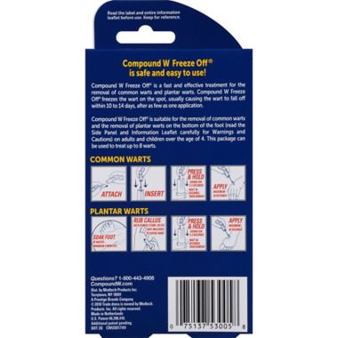 Compound W&reg; 8-Count Freeze Off&reg; Wart Removal System. View a larger version of this product image.