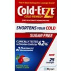 Alternate image 1 for Cold-EEZE&reg; 25-Count Sugar Free Lozenges in Wild Cherry