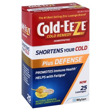 Cold-EEZE&reg; Plus Defense 25-Count Lozenges in Manuka Honey Lemon. View a larger version of this product image.