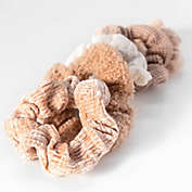 KITSCH 5-Piece Assorted Textured Hair Scrunchies in Sand