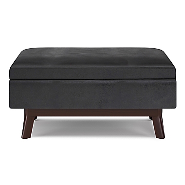 Simpli Home&trade; Owen Small Rectangular Storage Ottoman. View a larger version of this product image.