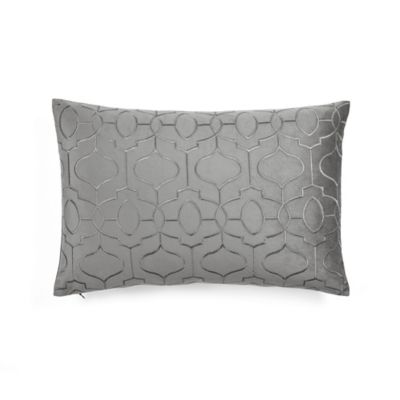 Small Leaf Printed Pillow Cover Satin Black RectangularThrow Cushion Case 12"x18