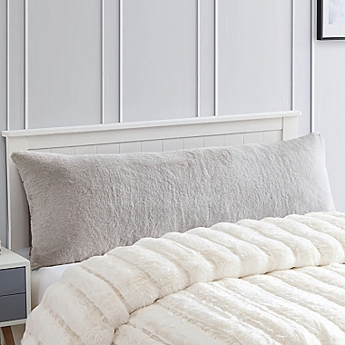 UGG&reg; Dawson Faux Fur Body Pillow Cover in Shoreline. View a larger version of this product image.